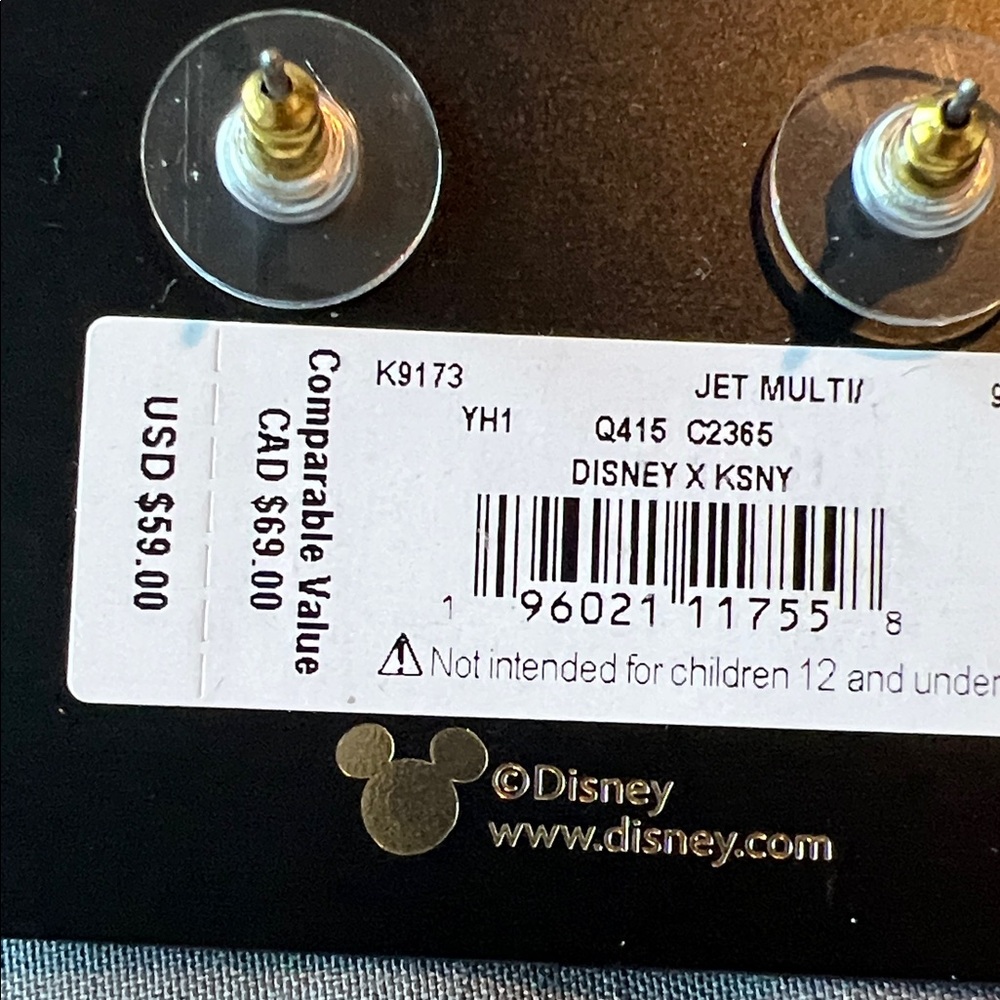 Kate Spade x Disney Black and Red Minnie Mouse Earrings - Picture 4 of 6